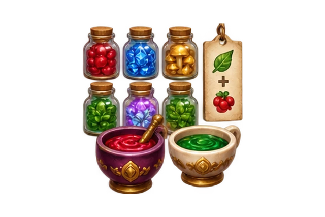 Spell Kitchen Orders game objects