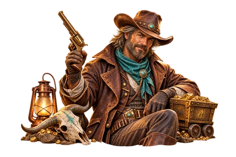 Dead Man's Gulch game characters and objects