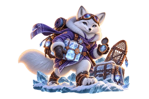 Glacier Courier: Polar Lights game characters and objects