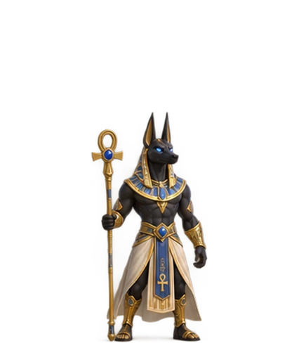 Pharaoh’s Astral Vault game characters and objects